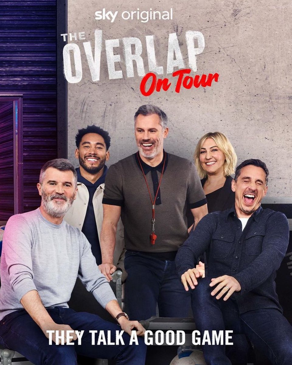 RealLukeShiach's tweet image. So this begins on Wednesday at 9pm on @skytv and is loads of fun. Please watch it. @GNev2 @Carra23 and Roy Keane in great form. #OverlapOnTour #Overlap @WeAreTheOverlap