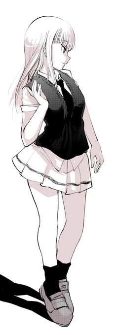 加藤さん超久しぶりに描いた(2年ぶりくらい) #わたモテ 