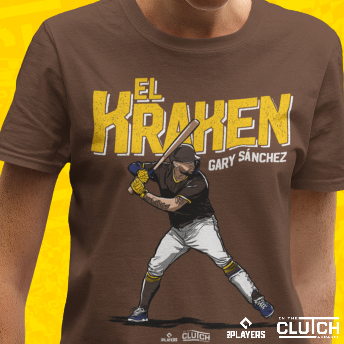 InTheClutchCom's tweet photo. Gary Sánchez is "El Kraken."
@ElGarySanchez x @mlbplayersinc 👉 https://t.co/M18DaVEfSC
.
.
#GarySanchez #Padres #PadresWin #FriarFaithful #SanDiegoPadres #BringtheGold #IAmGary #ElGary https://t.co/UGgI7GrdCJ