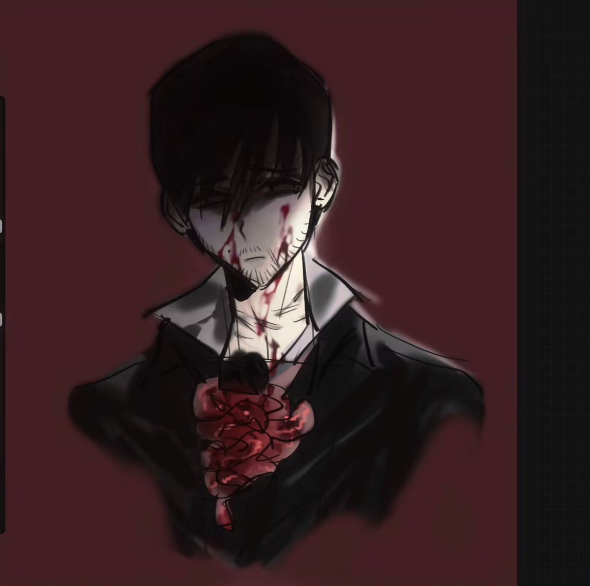 和朋友口嗨出一个肠子领花