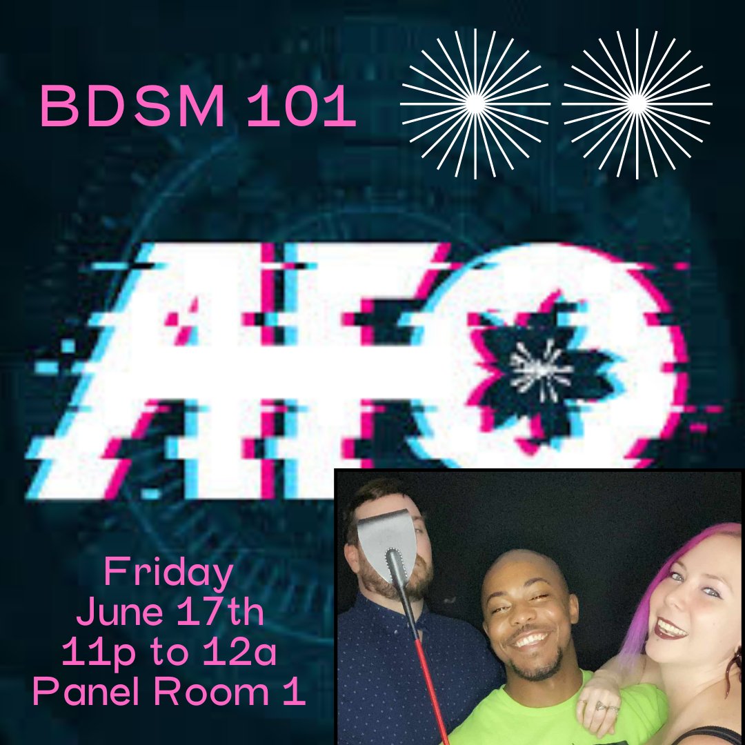 Get ready for our first official panel coming up this weekend! Come learn a thing or two with us.
#bdsmcommunity #notathrouple #notathroupleentertainment #convention #afo #afo2023 #animefestivalorlando #animefestivalorlando2023 #bdsm101 #panel