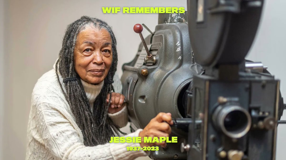WIF remembers advocate, mentor, and indie filmmaker, #JessieMaple. 
Maple disrupted the historically white, male industry by creating a space for herself and consequently the people of color to follow in her stead. Her rippling effect on the industry will forever remain.#RIP