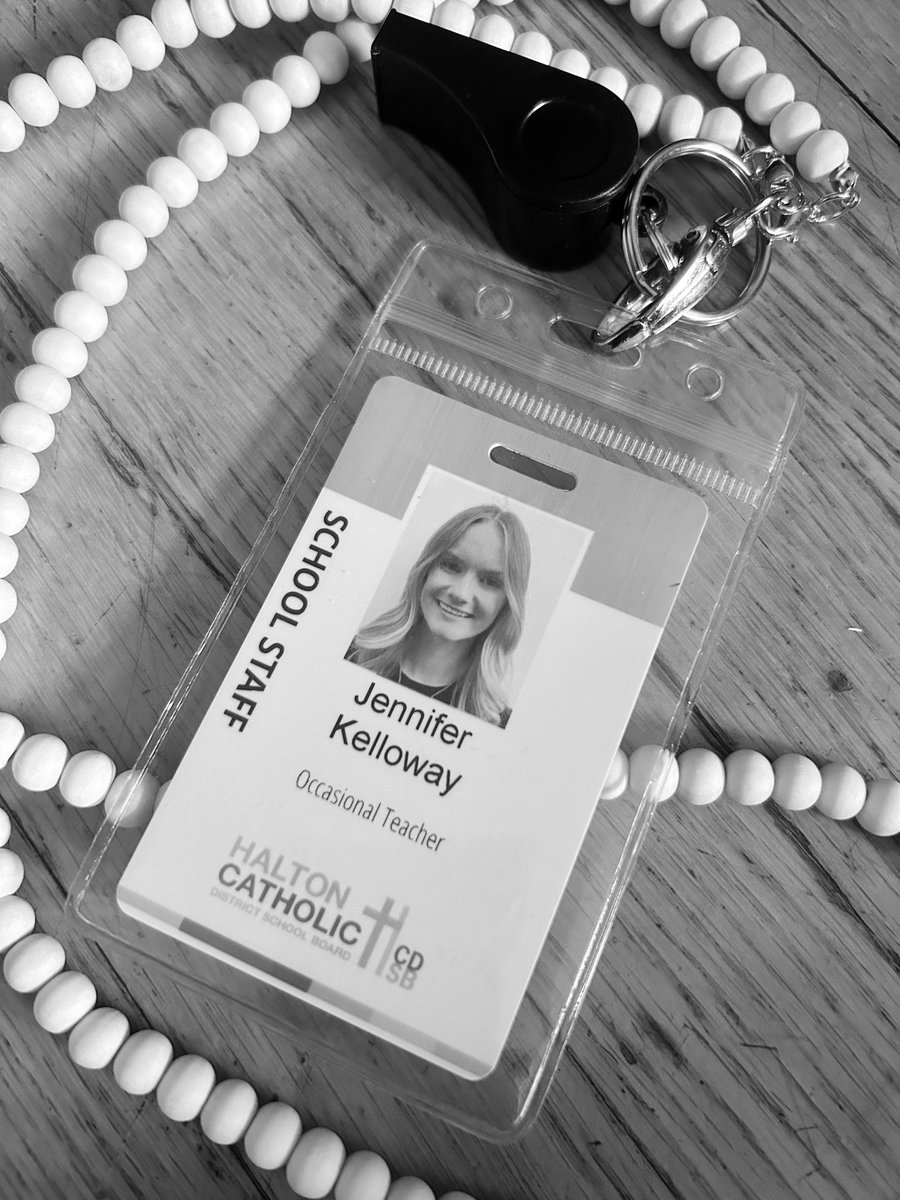 It’s the little things like getting your first badge to your new school board that make me so happy. 
Successfully completed my first shift today 🍎😊 the journey has begun!!