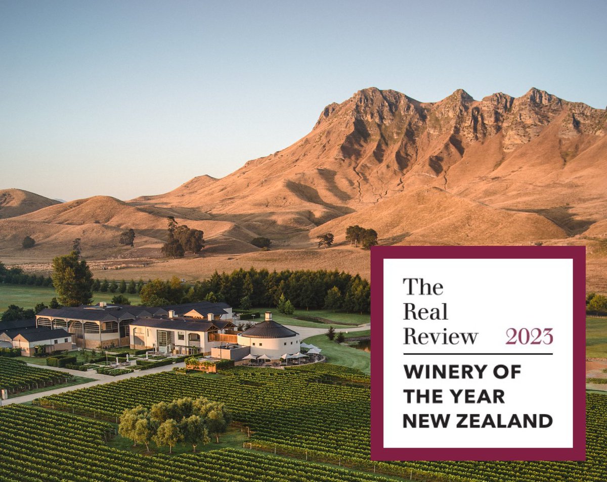 Craggy Range (@craggyrange) on Twitter photo We're honoured to be named <a href="/TheRealRvw/">The Real Review</a> Top Winery of New Zealand for 2023. Shout-out to our incredible teams in the cellar and vineyards - thrilled to see our land and people recognised with this accolade.
#topwineries2023 <a href="/HawkesBay_Wine/">Hawke's Bay Wine</a> <a href="/WineCapitals/">Great Wine Capitals</a> We're honoured to be named <a href="/TheRealRvw/">The Real Review</a> Top Winery of New Zealand for 2023. Shout-out to our incredible teams in the cellar and vineyards - thrilled to see our land and people recognised with this accolade.
#topwineries2023 <a href="/HawkesBay_Wine/">Hawke's Bay Wine</a> <a href="/WineCapitals/">Great Wine Capitals</a>
