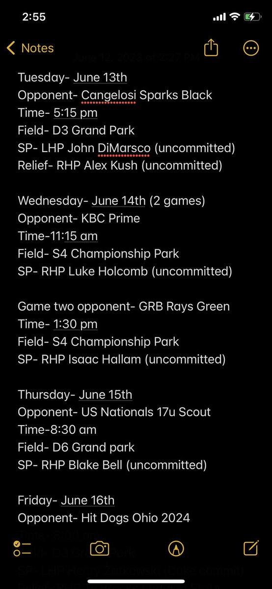 AustinStout18's tweet photo. Pitching rotation for the MPL @JohnDiMarsico05 @AlexKush_47 @LukeSHolcomb @IsaacHallam52 @Blakebellll @zatkowski_henry @TyBrooks24 @Prospects_IN https://t.co/CfxfVUmCHN