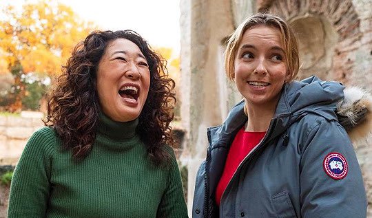 home2soph's tweet photo. Sandra Oh &amp; Jodie Comer throughout the seasons of Killing Eve 🥹 https://t.co/bfMnzq6whu