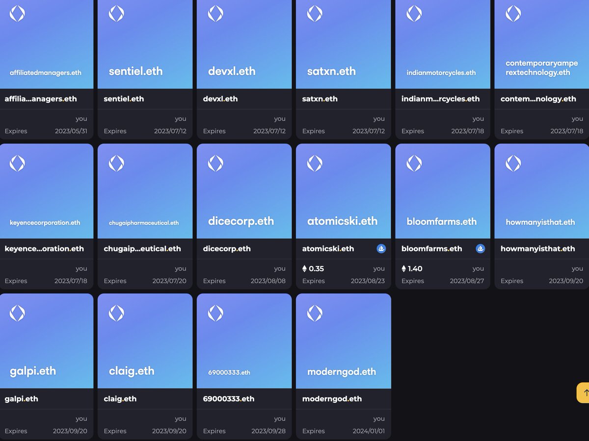 giving these away. 1 eth for whole catalog.
#ENS #ensdomains #ETH #ETHNames #Web3 #Web3Names #Giveaway