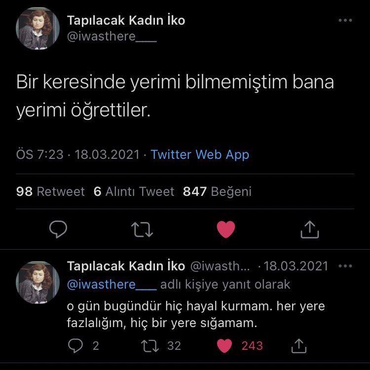 iste simdi bildiğim yerden geldi..