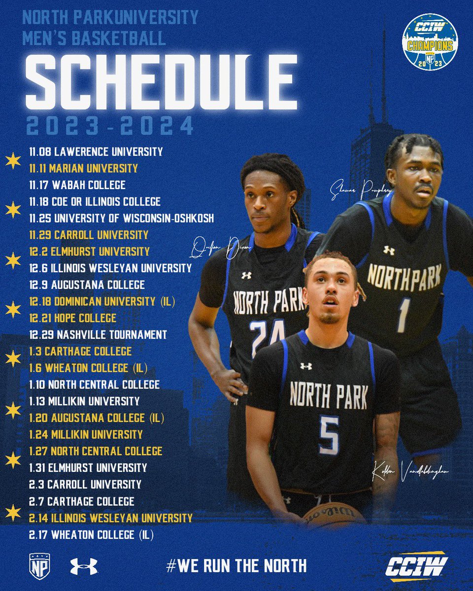 North Park University MBB tweet media