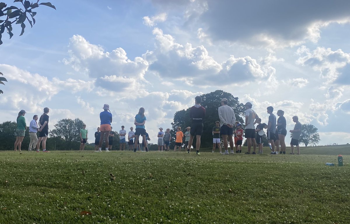 A year and a half in the making, and KYU’s first middle school development camp is underway! We are so privileged to introduce these kids to ultimate!!✌️❤️🥏