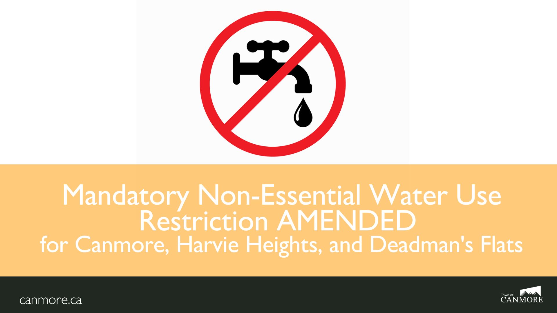 Town of Canmore on Twitter "Updated June 12, 2023 at 415 p.m., EPCOR