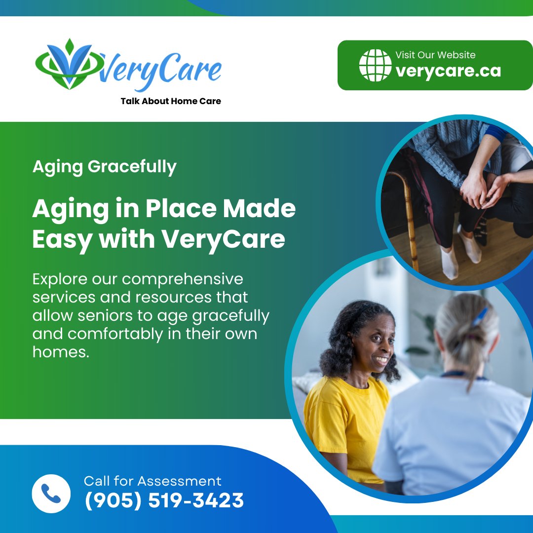 Aging Gracefully: VeryCare's Aging-in-Place Solutions. #AgingInPlace #Gracefully #ComfortableLiving #Homecare #Verycare