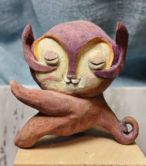 eki12t's tweet photo. 榎塾で仕上げた「面影」の
リスペクト作品🙊

あたりめ（@NASEMILATA ）様が
作って下さいました🙏✨

「手のひらサイズアート展」に
出品されますので皆様ぜひ😊

⭐️ドラードギャラリー（早稲田）
2023/6/24～7/2（6/28休）
12:00～20:00 https://t.co/ONbUQOrNpI
