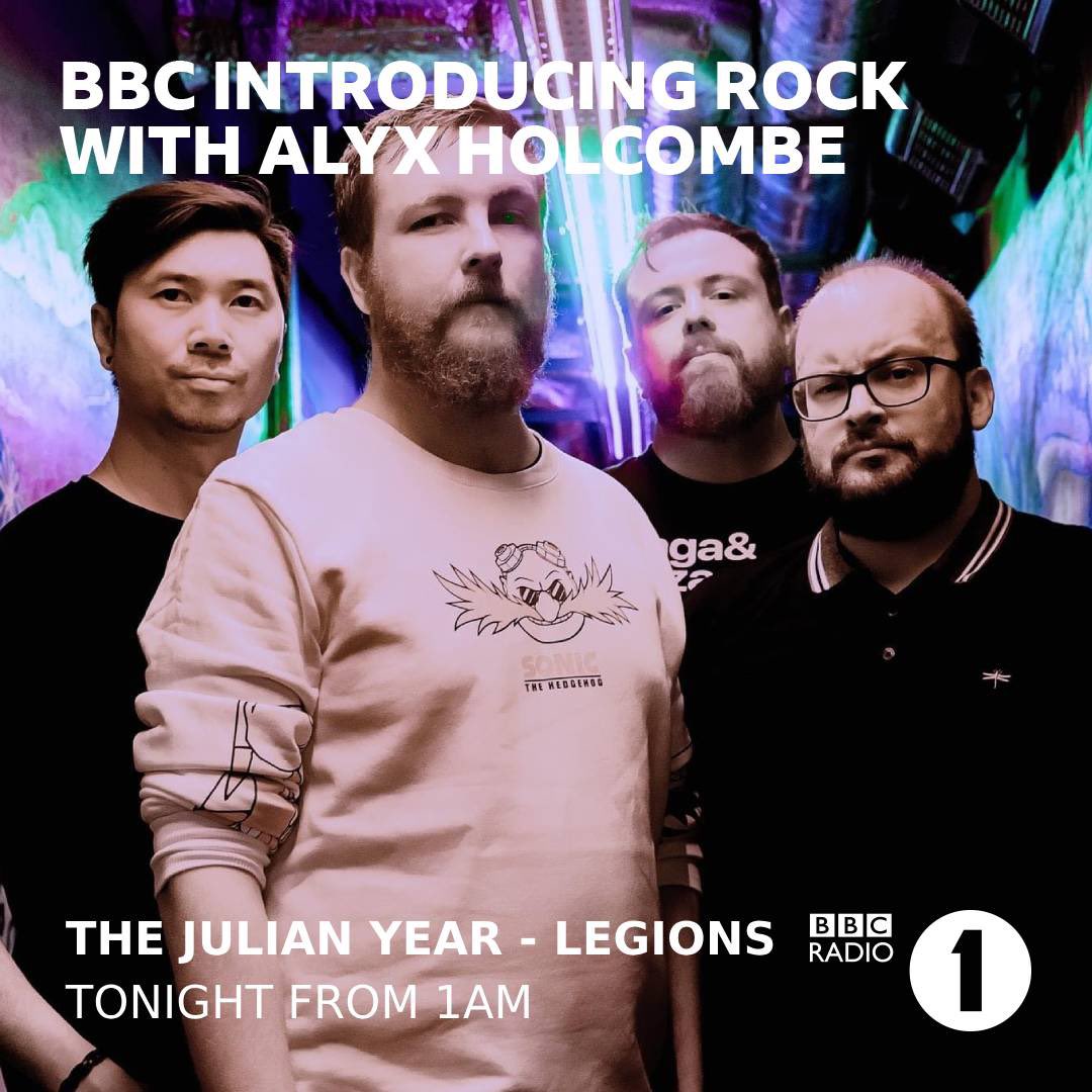 Tune into @BBCR1 tonight/tomorrow morning to hear LEGIONS on BBC Music Introducing with @AlyxHolcombe 

#radio1introducing #radio1introducingrock #alyxholcombe #introducingrock #bbcradio1 #newmusic #cybermetal #cyber #scotland #synth #ukmusic #metal #synthrock #rock #synthmetal