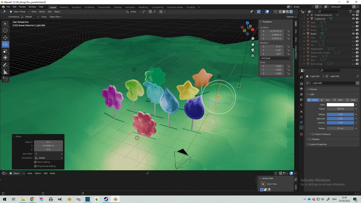 jamelin_draws's tweet photo. Creating a silly little animation in #blender3d :D https://t.co/m8dBi4rYjb