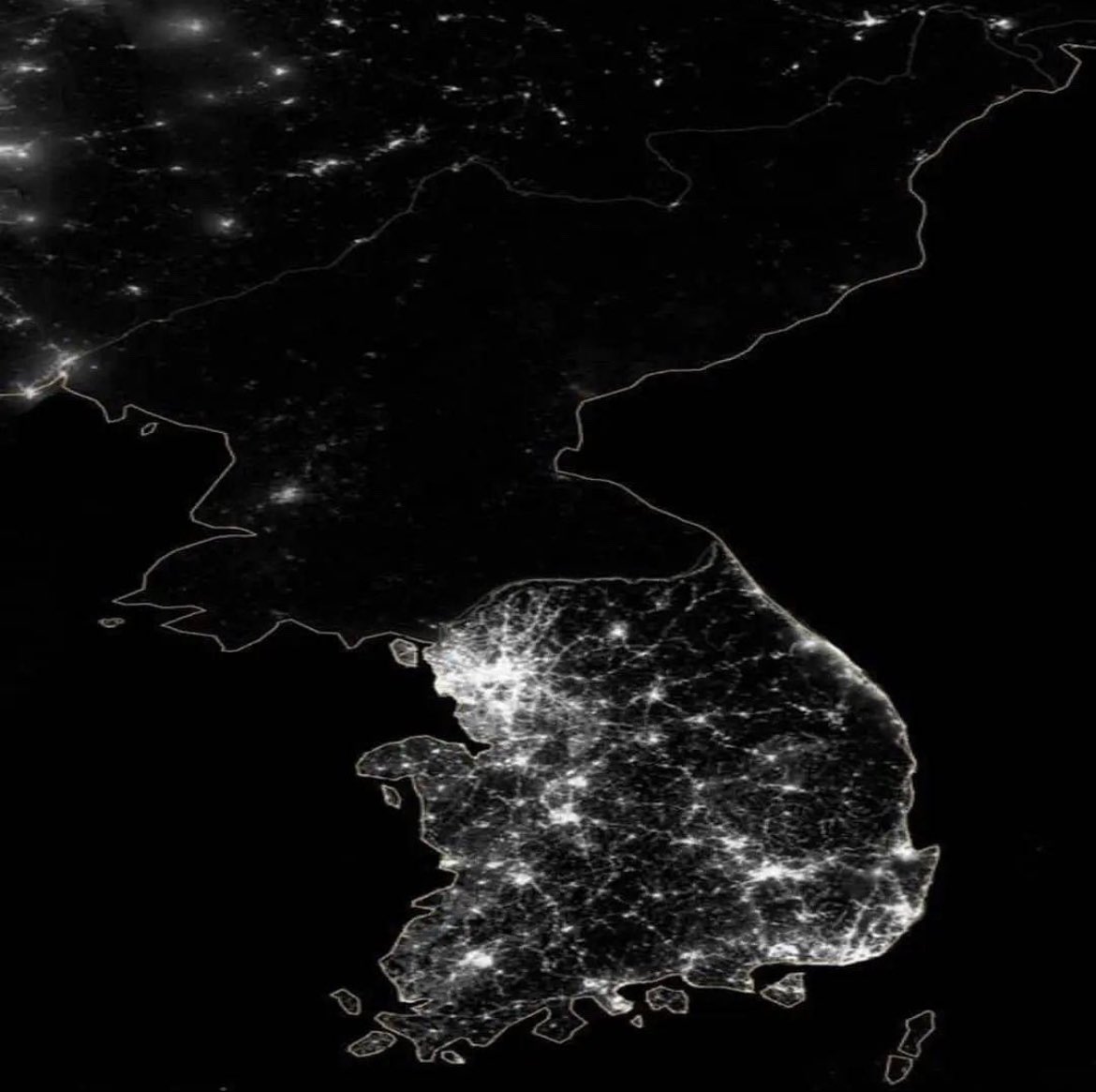 A map showing the difference between North and South Korean electricity capacity in 2021 is probably one of the most famous examples of comparing a cultural split. This image illustrates the disparity between the communist North and the democratic South of the Korean Peninsula.…