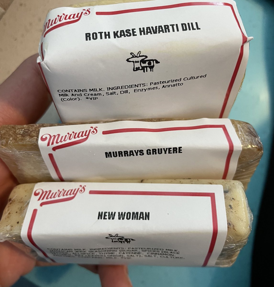 Not sure if this is actually a brand of cheese or if someone in the grocery store has a twisted sense of humor...ask me in few days?