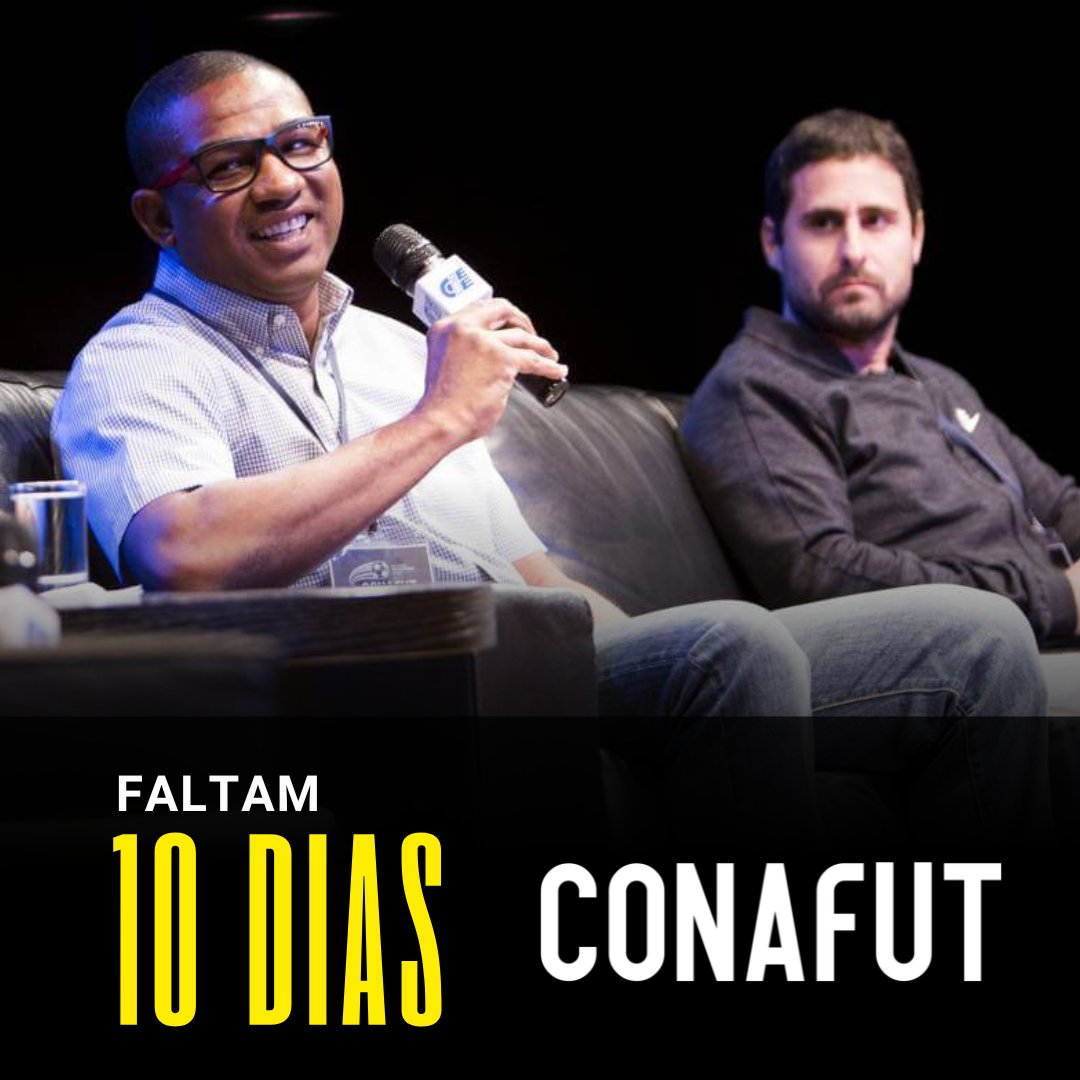 Faltam apenas 10 dias para a CONAFUT de 2023.
Além  do conteúdo premium dos painéis de debate, teremos, pela 1ª vez, salas  com experiências e dinâmicas especiais de negócios, além de cursos  express da CONAFUT Academy.

Reserve o seu ingresso:
conafut.com.br

#futebol