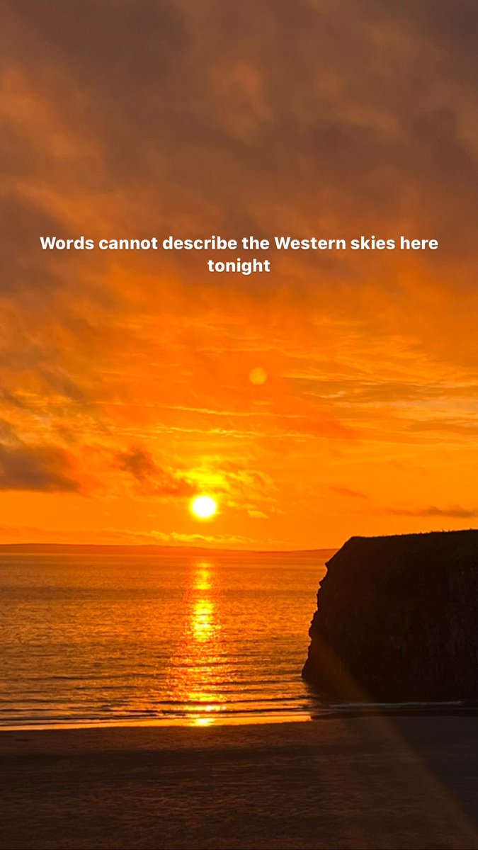 Astound what nature gives us on a daily basis #privilege #westernshores #ballybunion #lovinglife