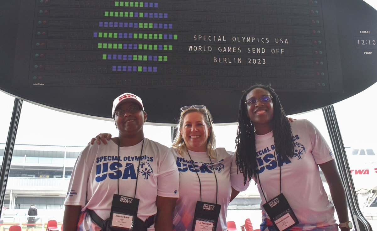 Wishing all the luck to NorCal athletes Jessy &amp; Anna, and volunteer Lia, heading to Germany for the @SOWG_Berlin2023 🌍 <a href="/specialolyUSA/">Special Olympics USA</a> delegation departed from New York last night &amp; just landed in Berlin today. Follow for updates &amp; learn more: bit.ly/3N5wBls #Cheer4USA🇺🇸