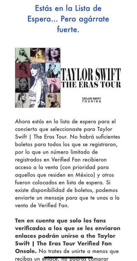 jackie_dzc's tweet photo. @tayswiftmex_2 Ya me llegó correo 😰🫶 https://t.co/33IPumE7US