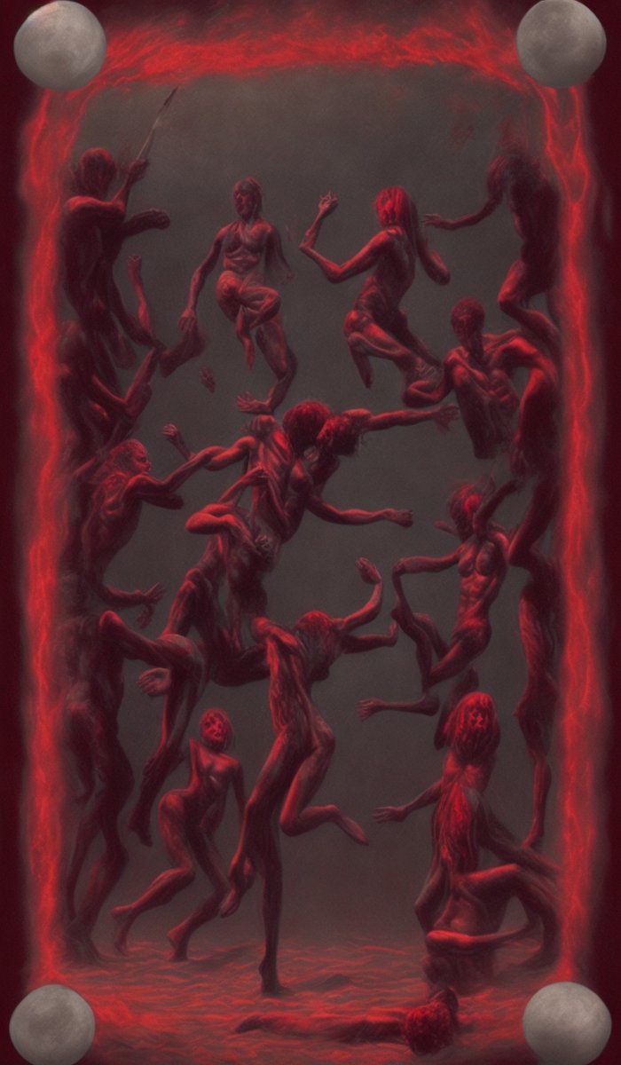 BloodQueenMetal's tweet photo. What do you feel?  share 👹

#HorrorCommunity #AI #Terrifying #Bizarre #Art #Illustration #Fear #CreatedbyAI #Hell #DataHell #Demons #Witches #Witchcraft #Nightmare #Creepy #ArtificialIntelligence #Eerie #Occult #Supernatural #DarkArt #Mystical #IA https://t.co/IjNrzg41JE