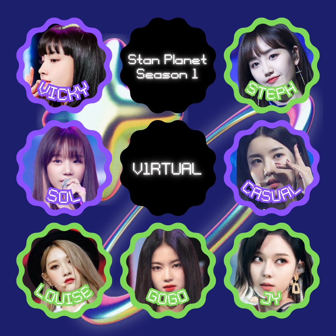 v1rtual_planet's tweet photo. Logging in… System ready… Hello!

Introducing V1RTUAL! 📡

1️⃣GOGO
2️⃣JY
3️⃣LOUISE
4️⃣CASUAL
5️⃣SOL
6️⃣VICKY
7️⃣STEPH

7/7 Complete! Operation success! https://t.co/gxKwBiwNkN