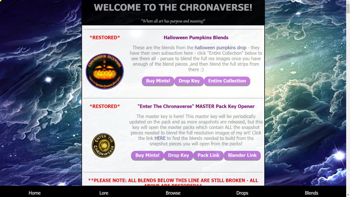 Chronamut's tweet photo. HALLOWEEN ULTRA PACK KEYS / MASTER PACK KEYS ARE NOW BACK UP! GET EM WHILE THEYRE HOT! (all the other blends that the master pack keys give to make will be going back up next - the master pack contains all the #neftyblend items except the pumpkin ones)
https://t.co/R641x5N2Ox
#crypto #rplanet #WAXP @WAX_io @WAX_Tommy_io #NFTs #atomichub #chronaverse