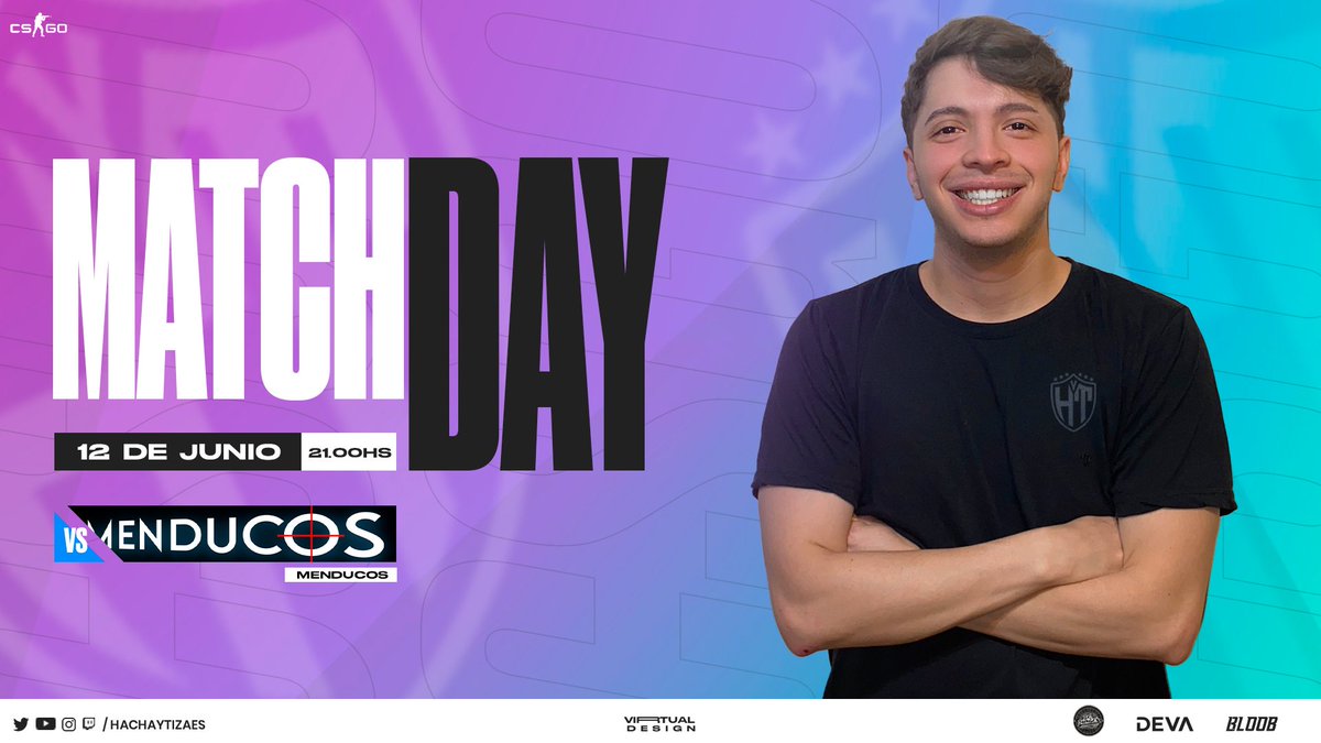 🔵 MATCHDAY || #CSGO ⚪

Hoy se disputan los 16vos de final de la competencia <a href="/PuntoGamers_/">PUNTO GAMERS</a> 🔥🔥

🆚 #Menducos
🕙 21:00hs 🇦🇷
📺 twitch.tv/puntogamers_
📺 Canal 601 Flow

#VamosHacha 🐺