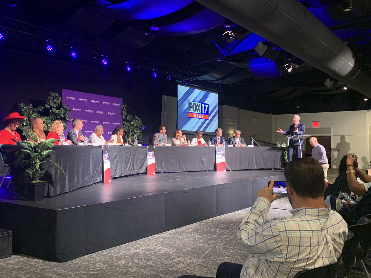 FOX 17 News Town Hall:  Mayoral Debate is live at Trevecca Nazarene.  Both hours live on FOX17.com.