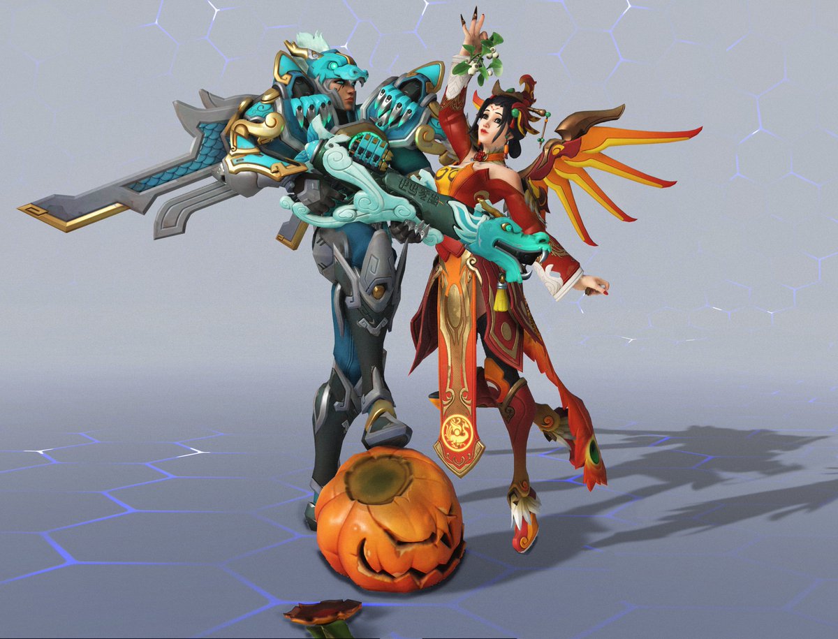 Pharmercy matching skins (and skins that goes well together imo) a thread:
1. Qing Long & Zhu Que