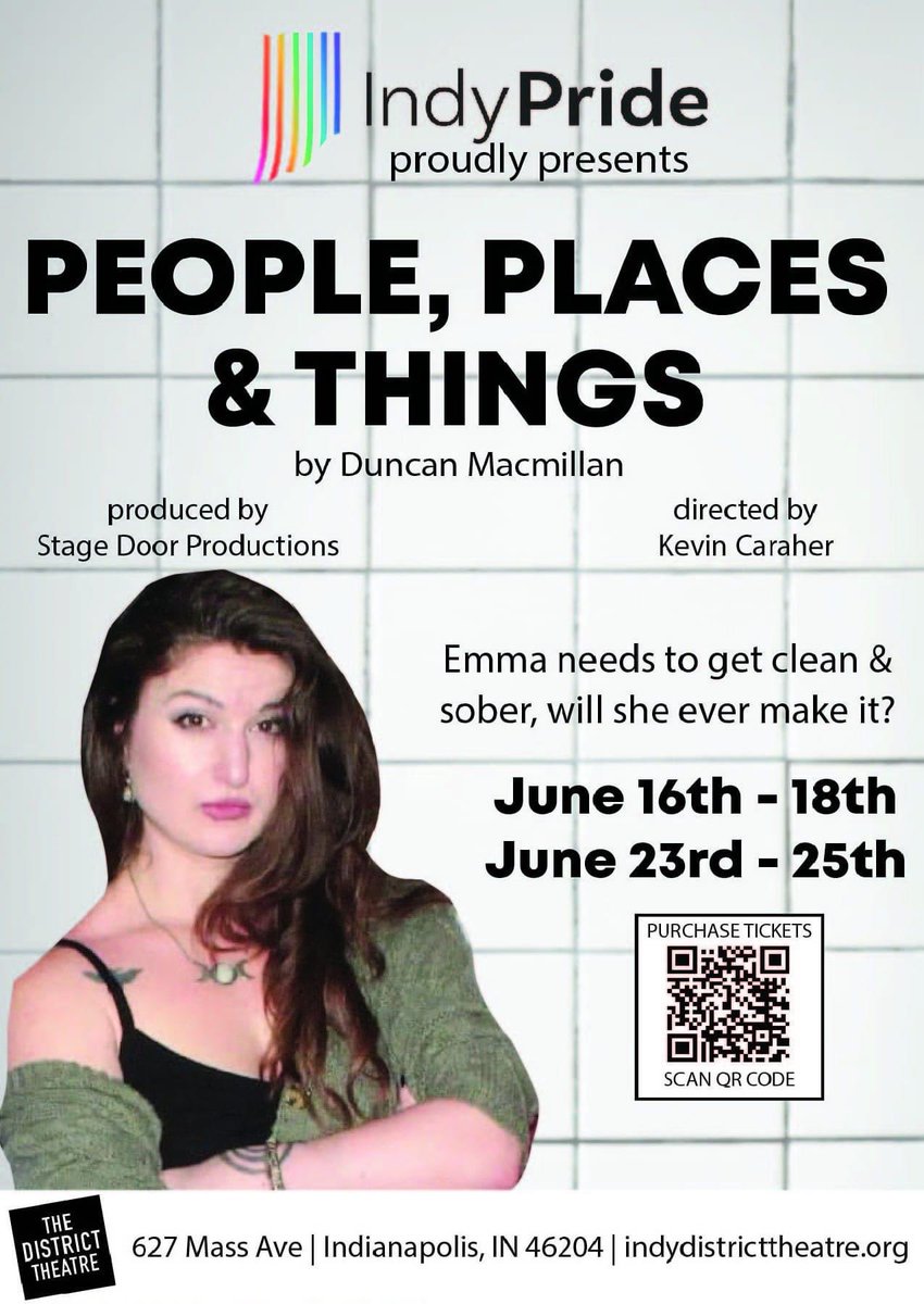 TheIndyDistrict's tweet photo. People, Places &amp; Things opens THiS WEEK at @TheIndyDistrict Tix available at https://t.co/tiiAKGgSnA https://t.co/md3Cv3D0tZ