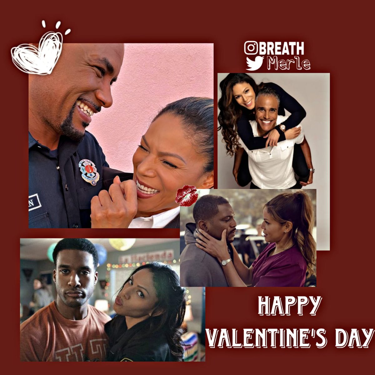 Happy valentines day 💞💞
.
.
@MerleDandridge @BorisKodjoe @jrlemon2 @RickFox @MekhiPhifer @Station19 @TruthBeTold @GreenleafOWN #merledandridge #station19 #truthbetold #greenleaf