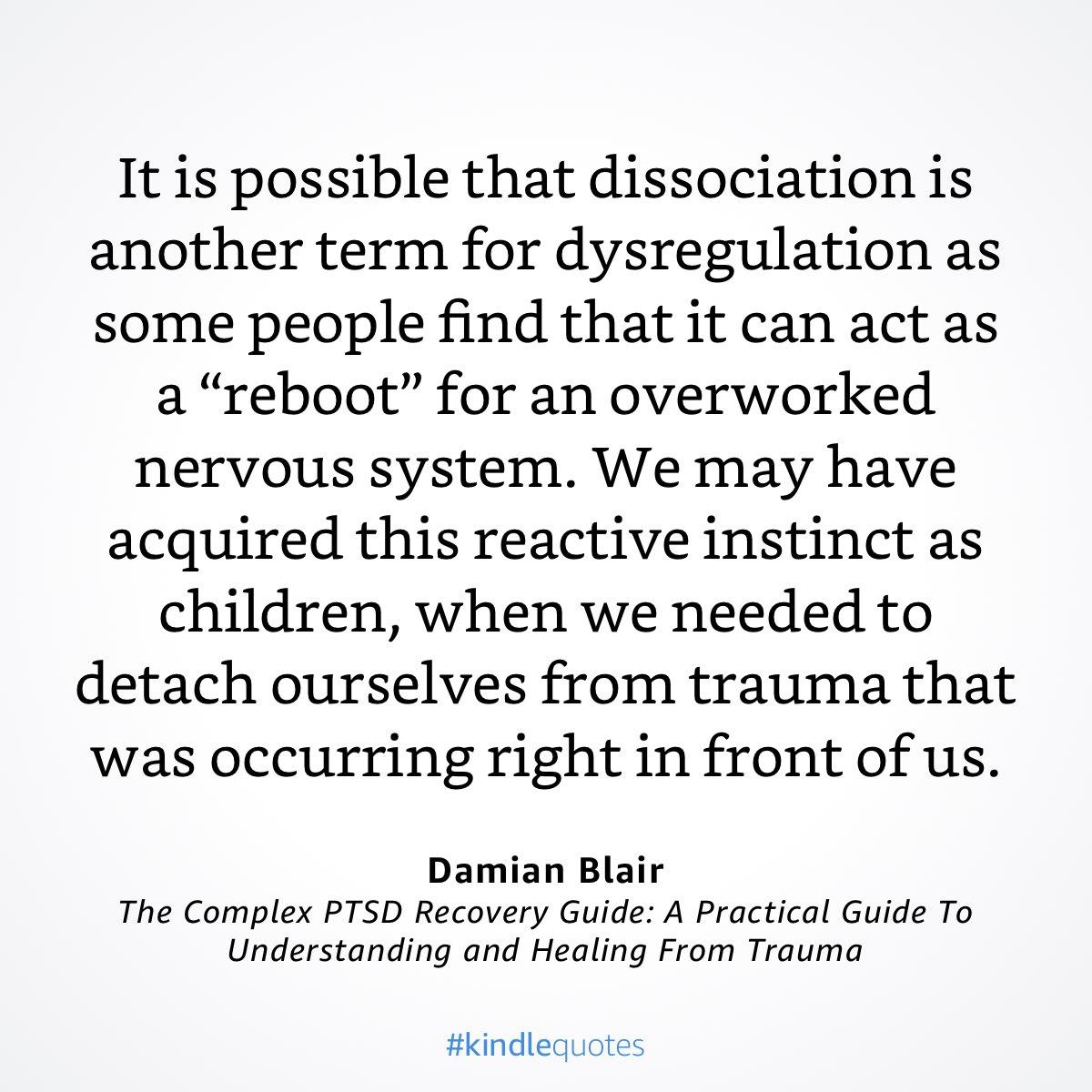 Every complex trauma symptom serves a purpose— including dissociation.  a.co/iGRY2cz