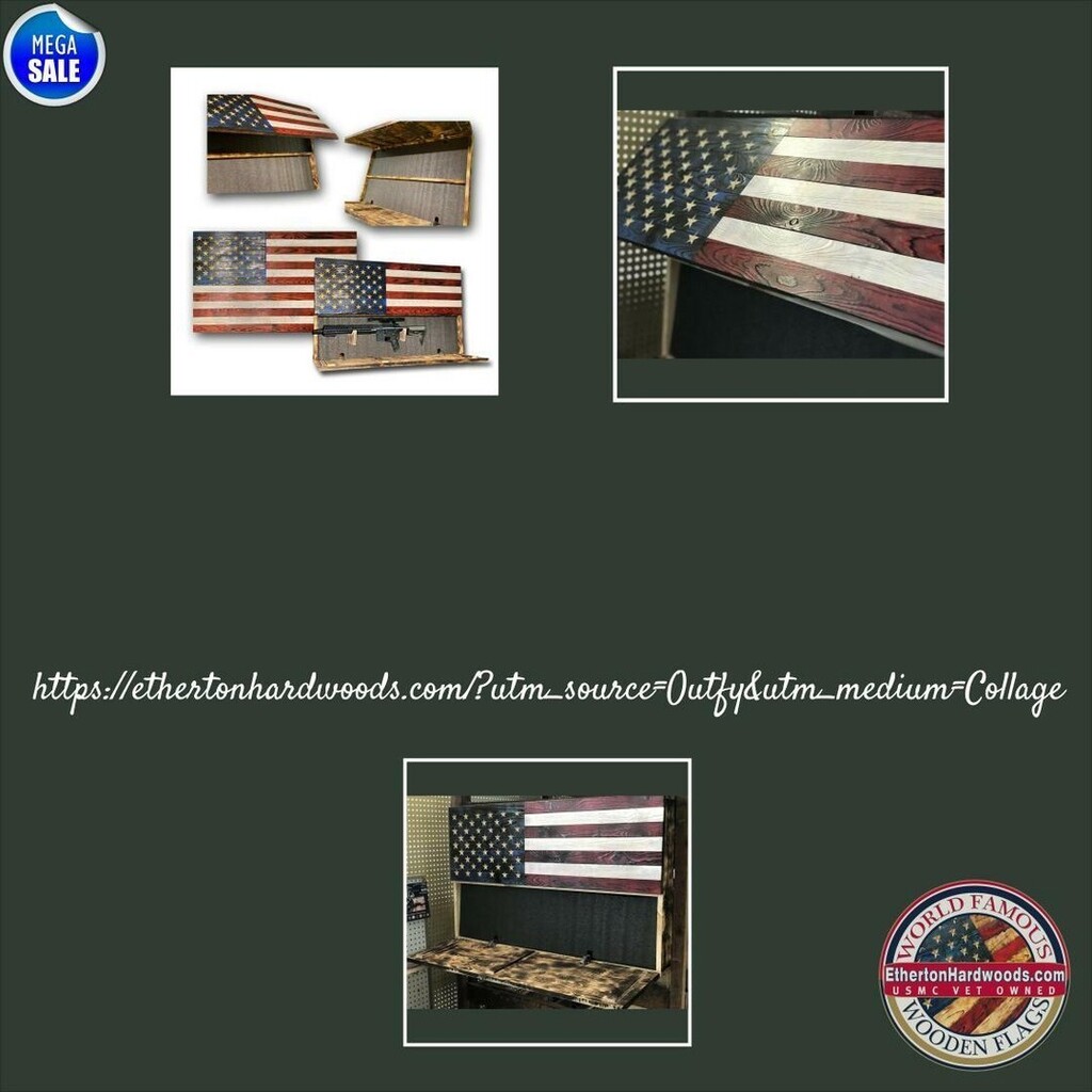 Concealed Compartment (LG) - Signature Americana Wooden USA Flags
 #merica #design #Patriot #starsandstripes #military #USMC #usflag #WallDecor #VeteranOwned #usa #VeteranOwnedBusiness #americanflag #woodenflag #america #joinordie #EthertonHardwoods #Old… instagr.am/p/CtaDn7utXNR/