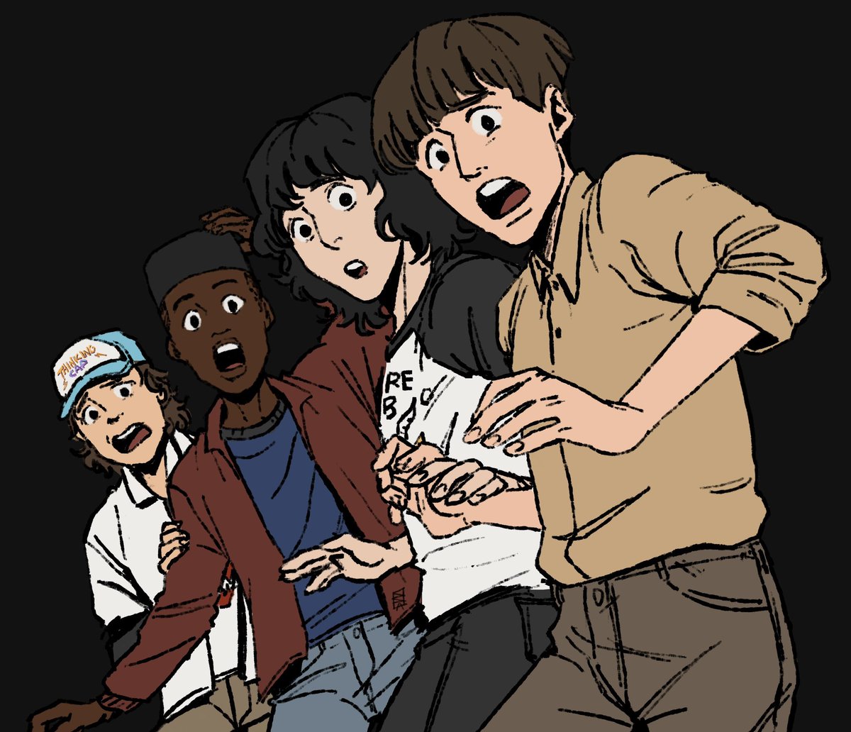 sdelarts's tweet photo. I miss their friendship. Hope season 5 just reconnects them again. 

(Didn’t know how to finish this so here it is 😂)
#strangerthings #fanart #myart https://t.co/onylGnzr4X