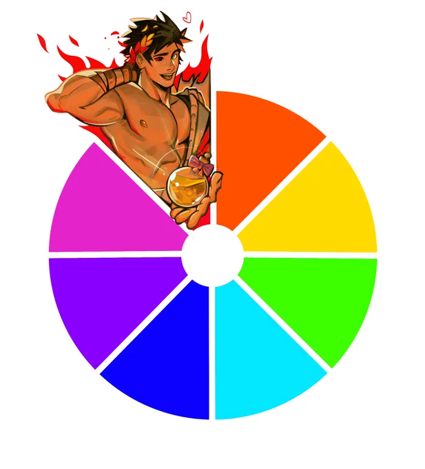 first himbo done!! Now i need an ORANGE himbo (cartoons, anime, games...) !!