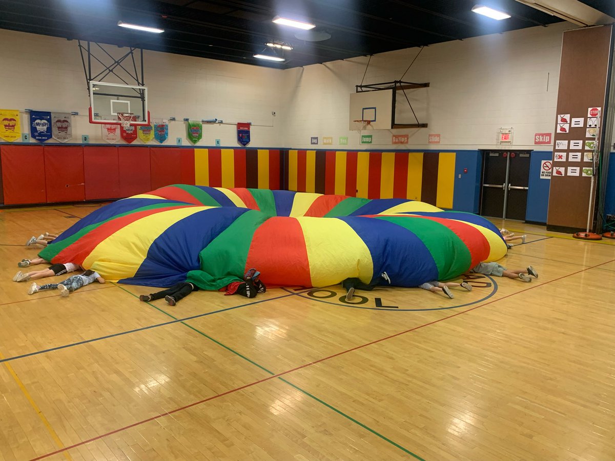 Managed to squeeze in some awesome Parachute activities before summer.  Mrs. Smith’s class was having a blast!