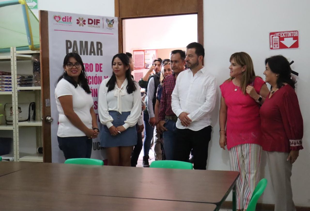 difhgo's tweet photo. Además Edda Vite, presidenta del Patronato del #DIFH y @javiersagahon, titular del Sistema recorrieron junto con las autoridades de Alfajayucan las instalaciones del DIF municipal así como del Programa de Atención a Menores y Adolescentes en Riesgo (#PAMAR) 

#PrimeroElPueblo https://t.co/YvWOQ3TFI8