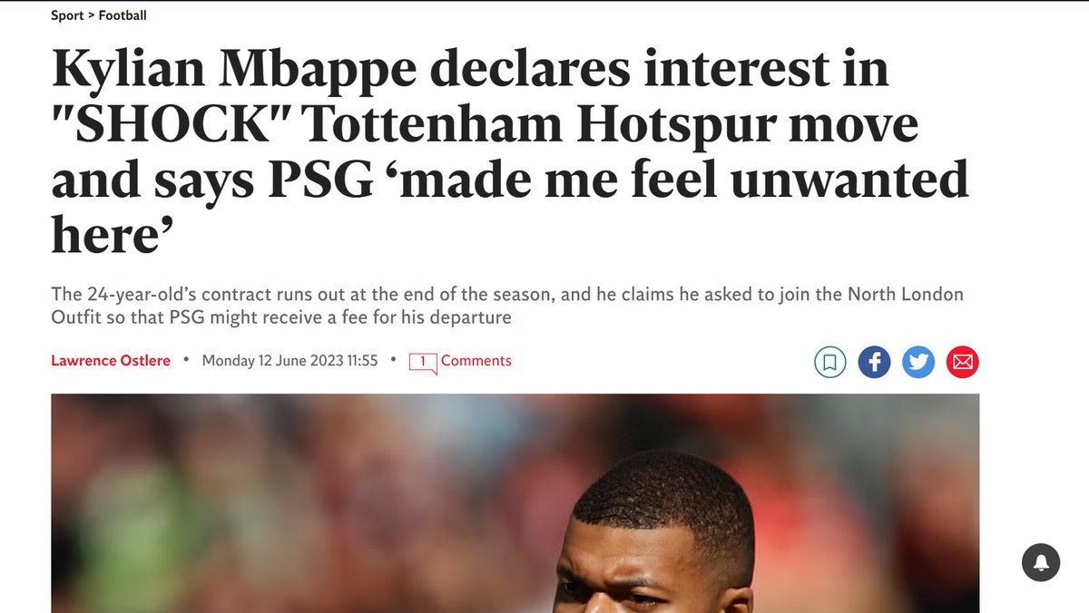 thfc_yiddo's tweet photo. for more news on Mbappe's  transfer
https://t.co/fWgBX2u1Hu https://t.co/tDHCb4URrs