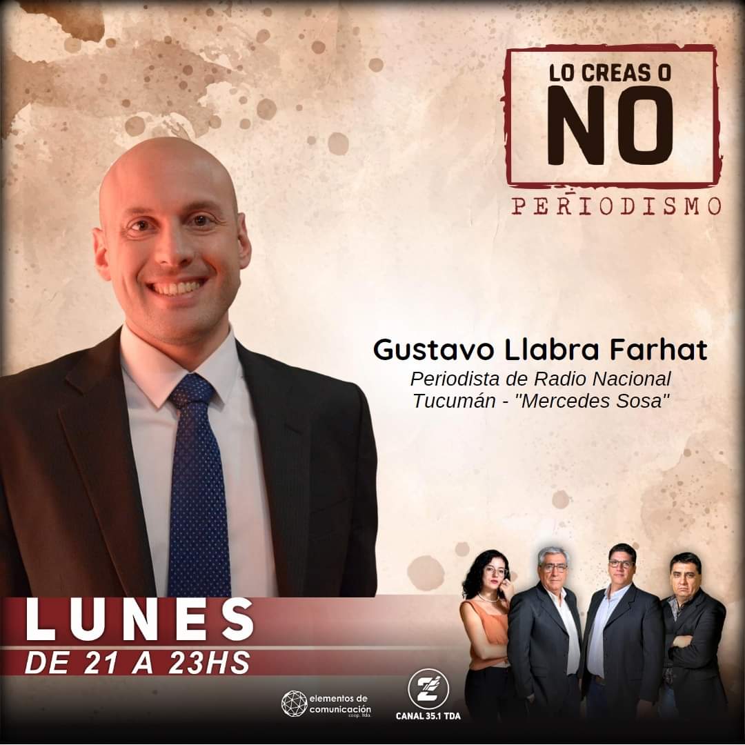 gusllabra's tweet photo. #Enseguida en @ZondaMedios sobre las #EleccionesTucuman en el programa #LoCreasONo por  https://t.co/yQUNkW6fvC https://t.co/1J4hekRaXA
