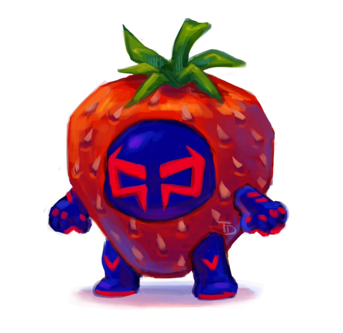 trquoisedoragon's tweet photo. Strawber 

#MiguelOHara https://t.co/bNhL0drxyo