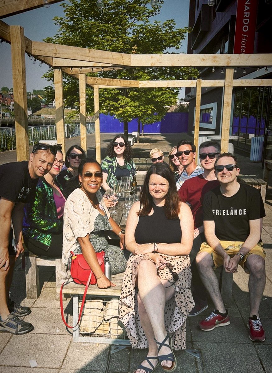 terryredspark's tweet photo. Great meeting some of the @beingfreelance community in the Newcastle sunshine today before the #atomicon conference tomorrow https://t.co/4kMmm4JT3T