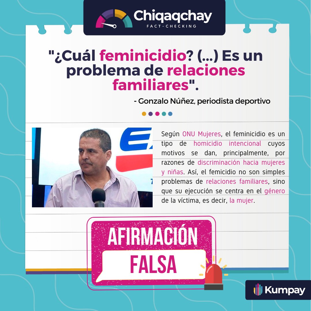 kumpay_org's tweet photo. #Chiqaqchay 🔍 | Fact checking 📌

Desde nuestro nuevo segmento, corroboramos lo dicho por el periodista deportivo #GonzaloNuñez ☝️ https://t.co/XnQLnobzGM