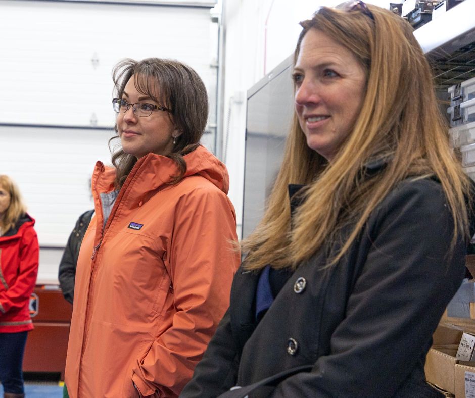 UA_System's tweet photo. ARCTIC LEADERSHIP: President Pitney, Chancellor White, and UAF hosted members of the Arctic Leadership Initiative Steering Committee for a tour of the Energy Technology Facility in Fairbanks. https://t.co/iAHbgMr4rS