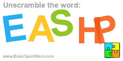 BrainSportHero's tweet photo. Unscramble the letters and find the correct word? E A S H P. #puzzle #indiedev #brainteasers #braintraining #puzzles #quiz #wordgame #wordplay #braingames https://t.co/0JJsNKGrnC😉 https://t.co/D35KsxHS3P