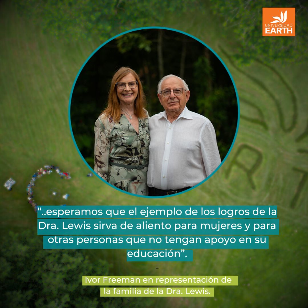 EARTH_Uni's tweet photo. El legado de la Dra. Beatrice E. Lewis prevalece gracias al Fondo para Mujeres creado por los miembros de su familia Ivor y Barbara Freeman. Gracias a este fondo, en EARTH podemos llevar a cabo diferentes iniciativas para inspirar a la comunidad #EARTH. https://t.co/dhWS54Itdy