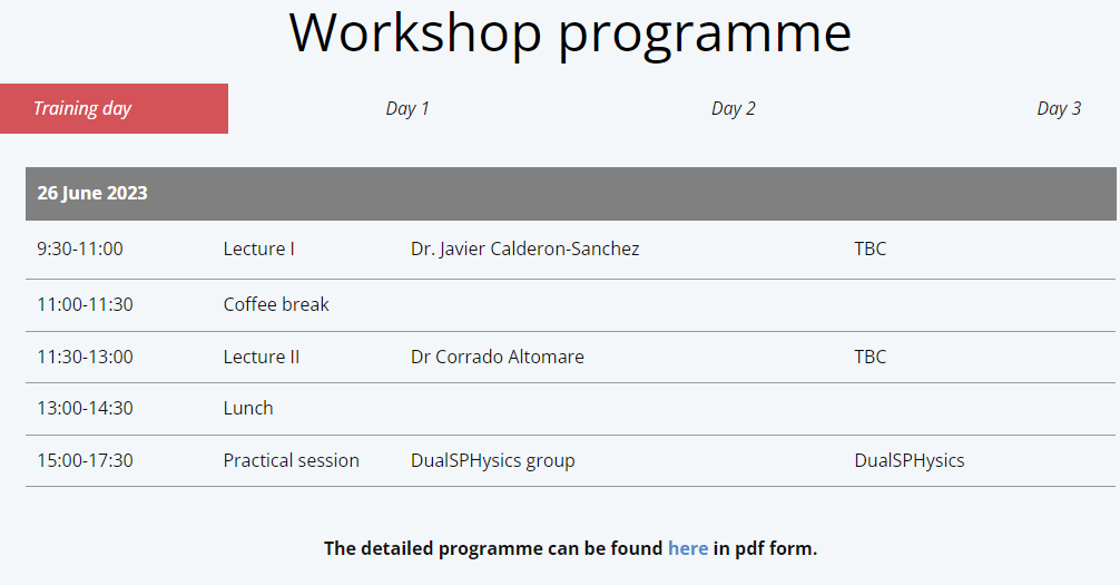 17th SPHERIC International Workshop tweet media