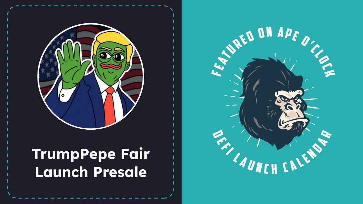 🎯 NEW: TrumpPepe Fair Launch Presale 🎯

⏰  2023-06-13 16:00 UTC

🐦 <a href="/trumppepebsc/">TrumpPepe</a>

⛓ #BSC
✅ Audit
❌ KYC

DETAILS:
apeoclock.com/launch/trumppe…

Always DYOR. These projects have not been vetted.