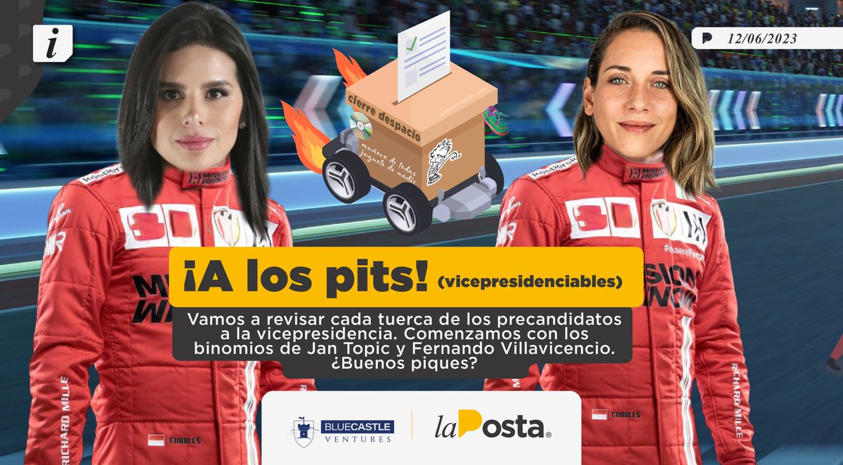 LaPosta_Ecu's tweet photo. ¿Cómo van los impuestos de las vicepresidentas? Vuelven #LosPits para contarte la info societaria y judicial de las candidatas. Esta vez fue el turno de #DianaJácome y #AndreaGonzález. 

@bluecastleventures
WhatsApp: 0984694493
Web: https://t.co/hEHDF4ru6Q https://t.co/WonaRDcAhv
